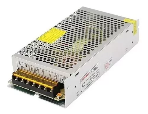 Fuente Switching Gralf 12v 10a Metal Mini