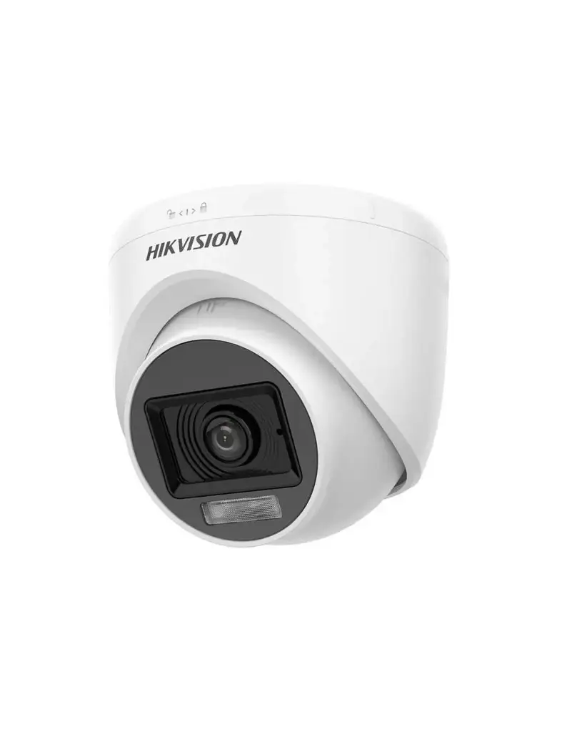 Camara Domo Hikvision 2ce76d0t-lpfs / 2mp Led 20m Microfono 2.8 Plastico (DS-2CE76D0T-LPFS(2.8MM)