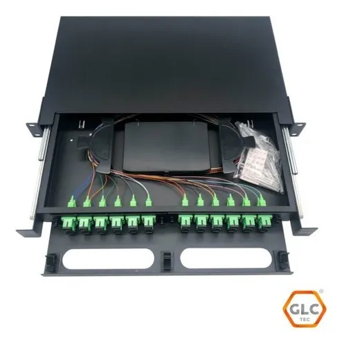 Bandeja Distribución Fibra Óptica 24 Puertos Sc/apc GLC-BANFO-SCAPC-001