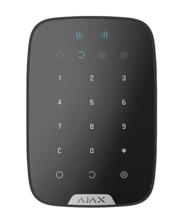 TECLADO BIDIRECCIONAL WLSS NEGRO AJAX - KEYPAD-B