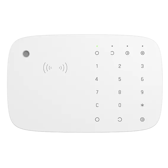 Teclado Tactil Lector DE Tarjetas Y Llavero Wlss Blanco AJAX - KEYPAD-COMBI
