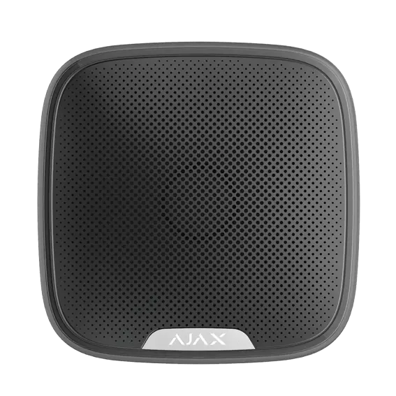 Sirena Exterior Wlss Negra AJAX - STREETSIREN-B