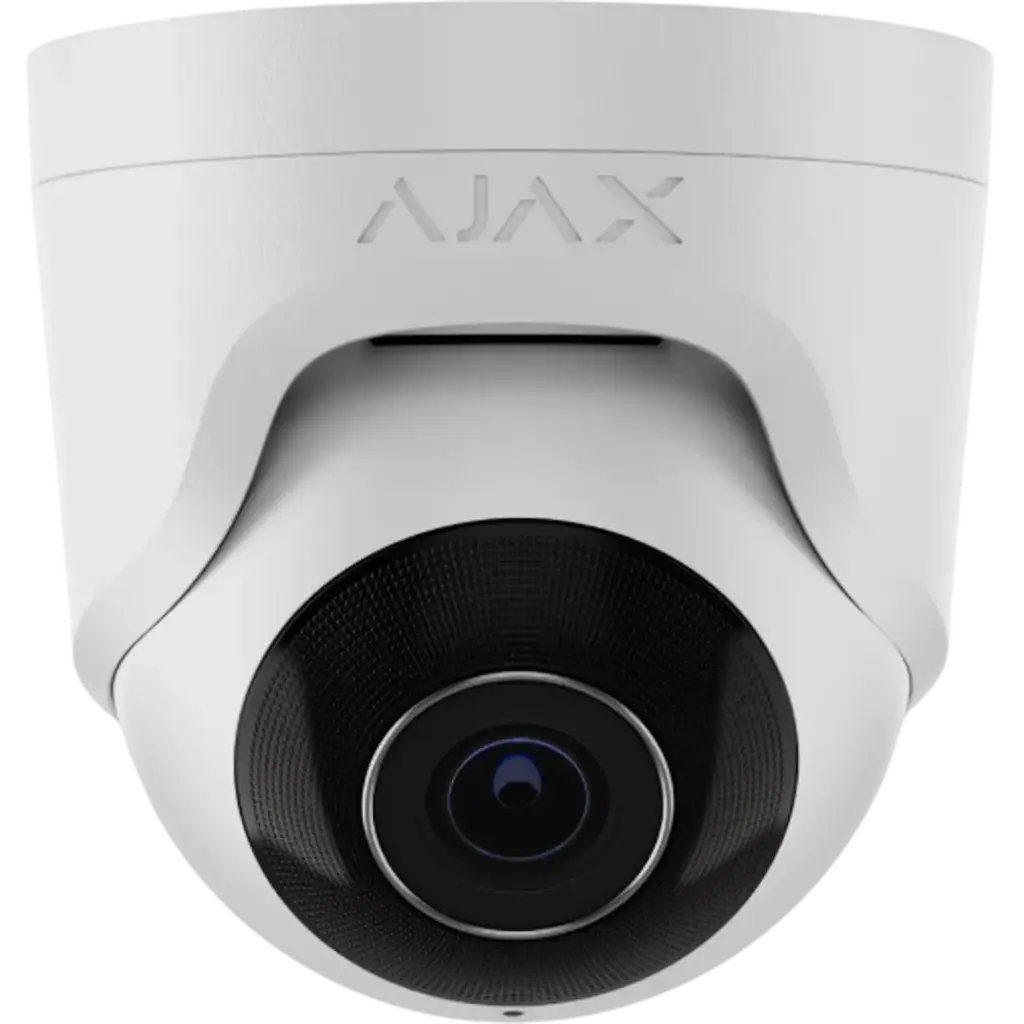 Domo IP antivandálico de 5 Mp con lente de 2,8 mm y conector RJ45. Apto para exteriores AJAX TurretCamB 5Mp-2.8