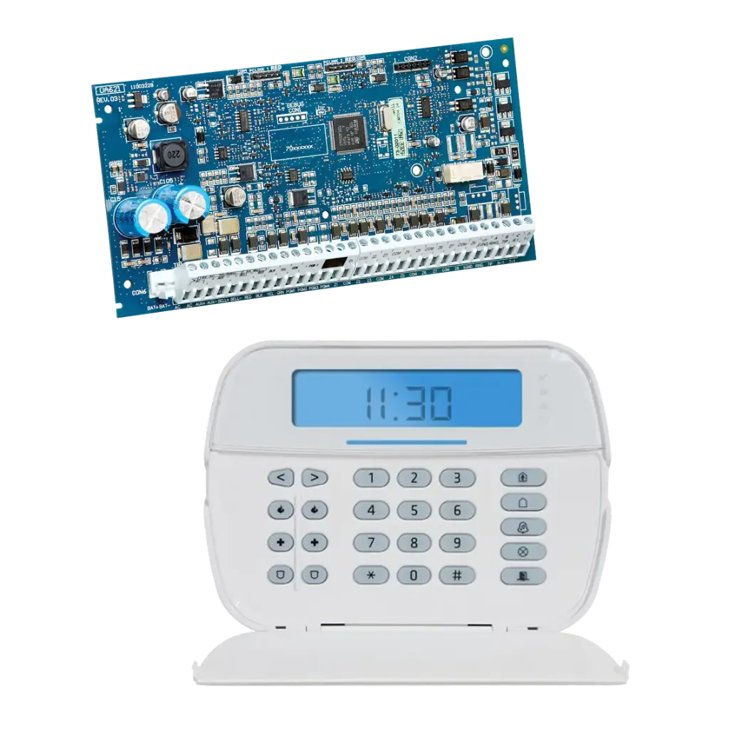 [HS2032CLC2SPA] Alarma DSC POWERNEO PANEL 8 ZONAS EXPANDIBLE A 32 + TECLADO LCD ICON - HS2032CLC2SPA