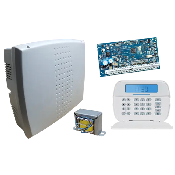 [HS2032-HS2ICN] Alarma COMPLETO DSC POWERNEO PANEL 8 ZONAS EXPANDIBLE A 32 + TECLADO LCD ICON + GABINETE +TRAFO HS2032-HS2ICN