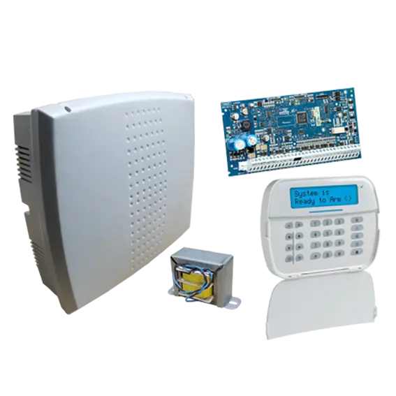 [HS2032-HS2LCD] KIT Power NEO Panel 8 Zonas Hs2032 + Teclado Hs2lcd + GAB Plast - (hs2032-hs2lcd)