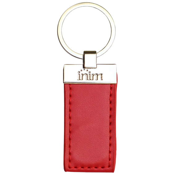 Llavero de cuero rojo para lectores de proximidad de la serie nBy