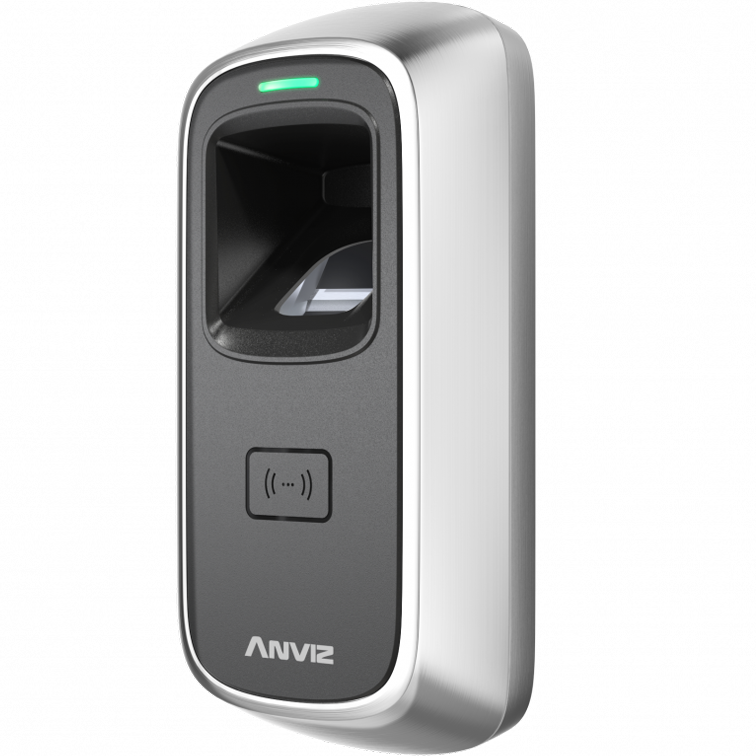 Lecto / controlador de accesos Biometrico RFID antivandalico, apto intemperie