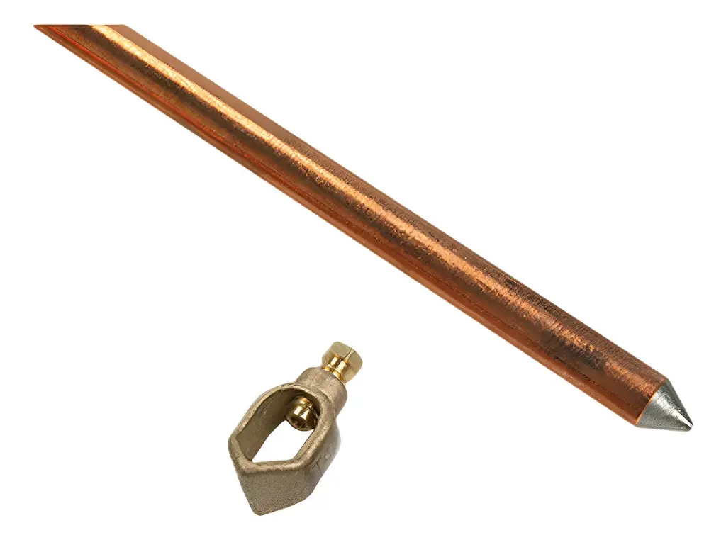 Jabalina cobre Puesta tierra