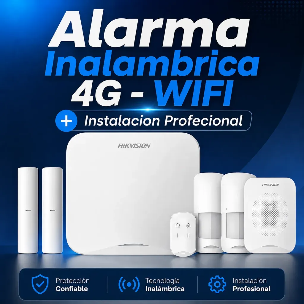 [PROMO-ALARMHIK] PROMO Alarma Hikvision Inalambrica WIFI-4G