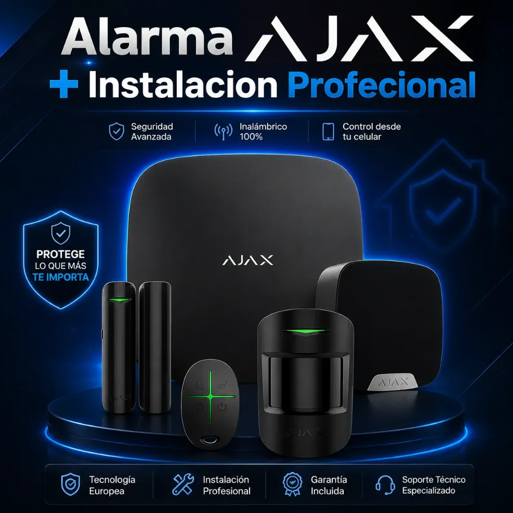 [PROMO-AJAX4G] PROMO ALARMA AJAX INALAMBRICA + INSTALACIÓN