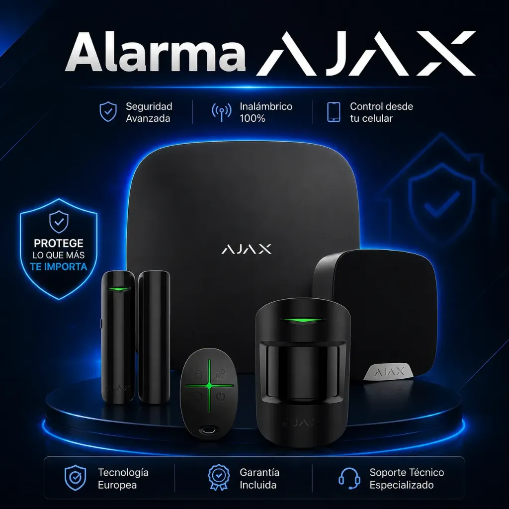 PROMO ALARMA AJAX INALAMBRICA