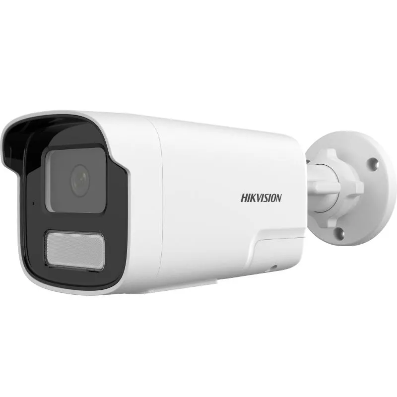 Cámara HIKVISION IP de bullet fija con luz híbrida inteligente de 4 MP