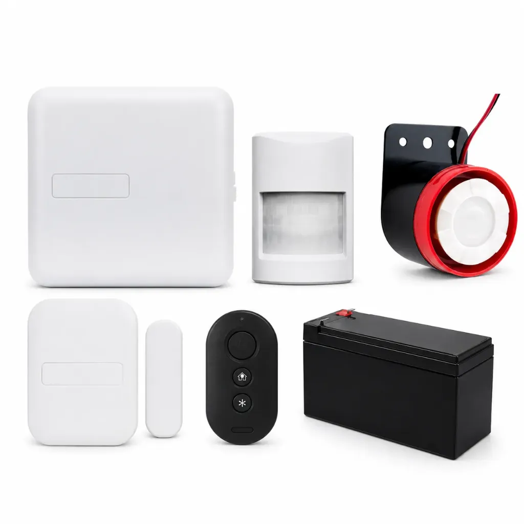 Kit Central de 16 zonas (+ 24 inalambricas) AMT1000 SMART 2 Particiones, 1 control remoto, 1 PIR IVP1000 SMART, 1 Magnetico XAS SMART, 1 Sirena interior SIP 593, Bateria 12V 7 Amp