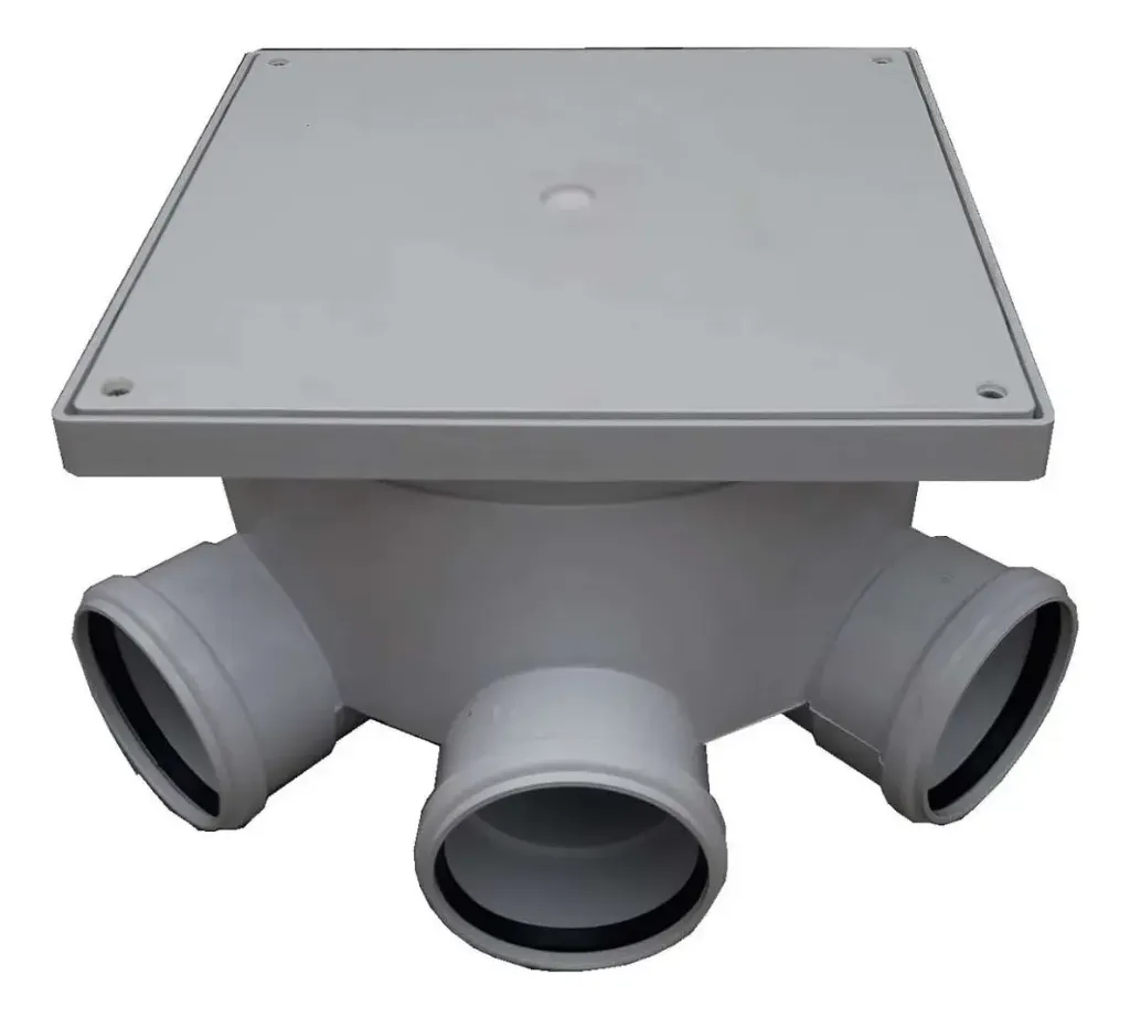 Cámara De Inspección Kit Pvc Cloacal Pluvial 40x40 Con Oring