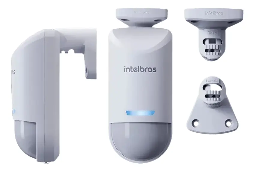 Intelbras Sensor PIR Cableado Tripletecnologia y Microondas, ANTI MASKING y look down angulo 110 grados 12 m IVP7000MW MASK