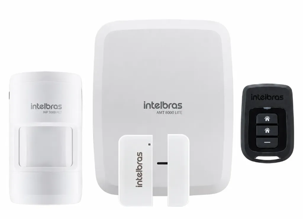 [KIT AMT 8000 4G] Intelbras KIT AMT 8000 Central de Alarma totalmente inalambrica, Wi-Fi, LAN KIT AMT 8000 4G