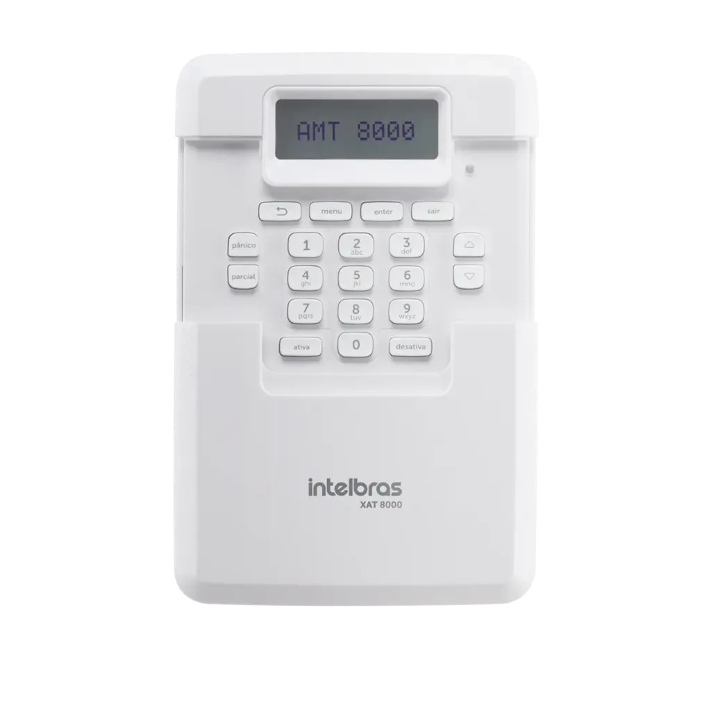 [XAT 8000] Intelbras Teclado LCD Inalambrico, Baterias de larga duracion XAT 8000