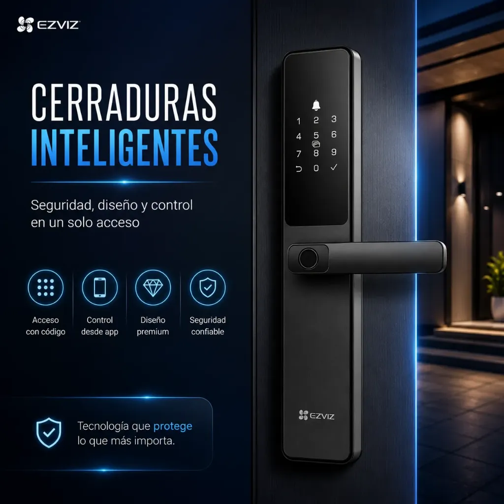 PROMO CERRADURA EZVIZ EXT DL05 + INSTALACIÓN