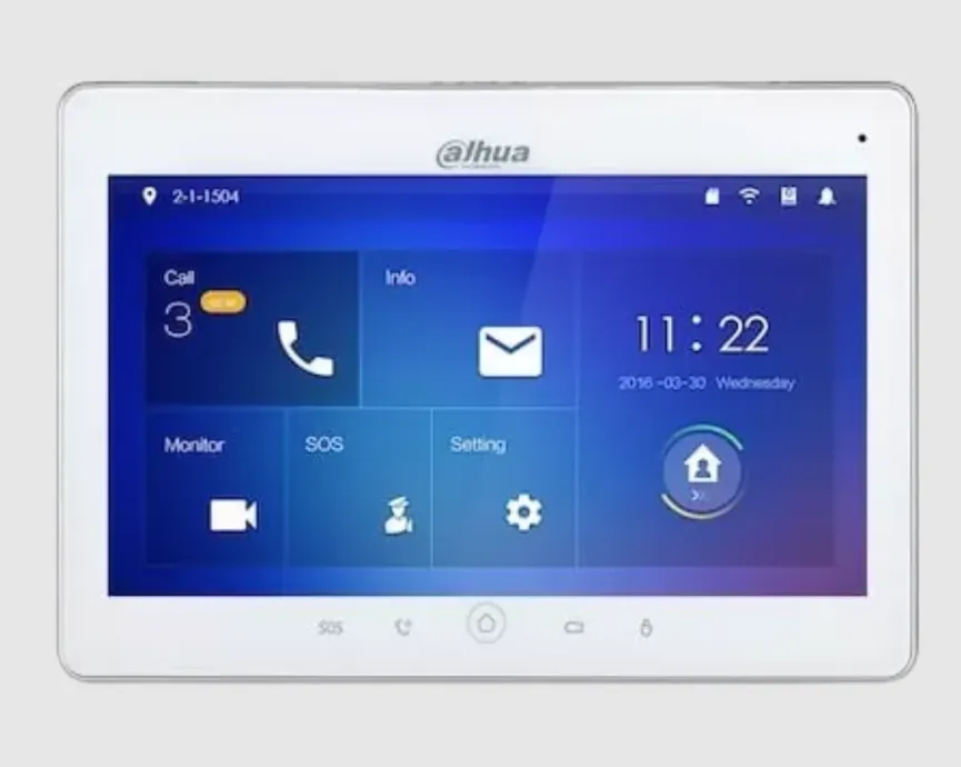 DAHUA MONITOR IP 7" TOUCH WIFI WHITE BEZEL VTH5221DW-S2