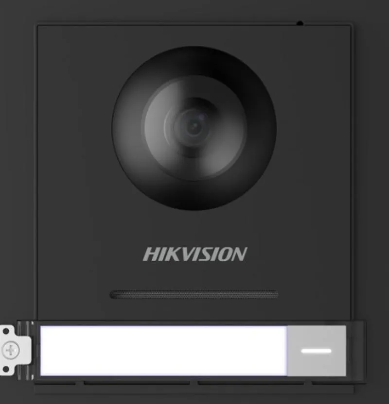 Video Portero Ip Hikvision 1 Boton Camara Pez 2mpx DS-KD8003-IME1