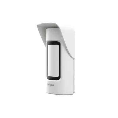 "Detector PIR Exterior + Microondas / Cobertura 15m 90° / Antimasking / Antisabotaje / Inmunidad mascotas ≤40 kg / IP66 Exterior / Alimentación 4× CR123A"