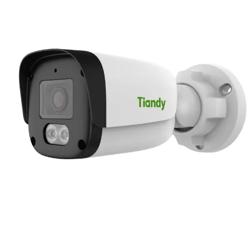 TIANDY TC-C34QN 2GNA-28 - Cámara IP Bullet Spark Series 4MP 30fps — Focal 3.6mm fija Ángulo de visión 79°H-42.2°V Lux con IR / Smart IR hasta 30m + White Light LED hasta 30m Compresión S+265/H.265/H.264 Audio integrado PoE IEEE 802.3af 4W máx. / IP67