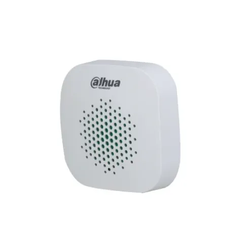 [DHI-ARA12-W2] Sirena Interior Inalámbrica Compacta, RF bidireccional 433 MHz Antisabotaje, Compatible HUB 1.0 y HUB 2.0