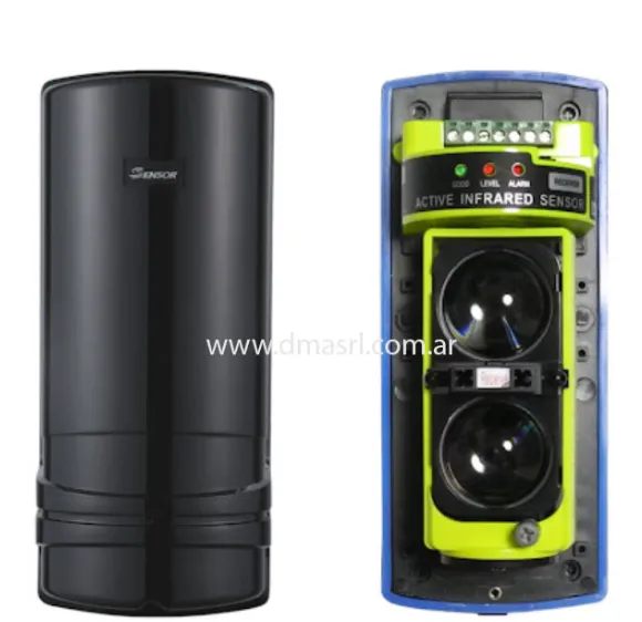 BARRERA EXTERIOR 2 HACES 60 MTS C/3 LED SEÑAL ABT2-60G