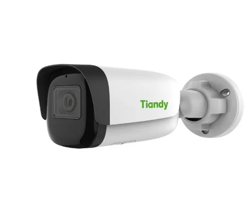 Tiandy Bullet 5MPX - Lente 2.8mm - 50Mts de infrarrojo - microfono incorporado - Deteccion de movimiento - Deteccion humano/vehiculo - POE - ONVIF
