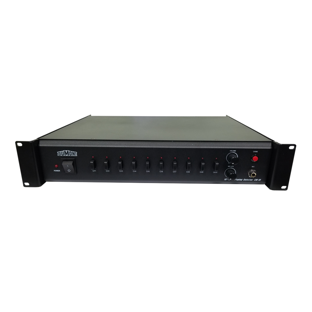 Selector de zonas para mensajes de voz