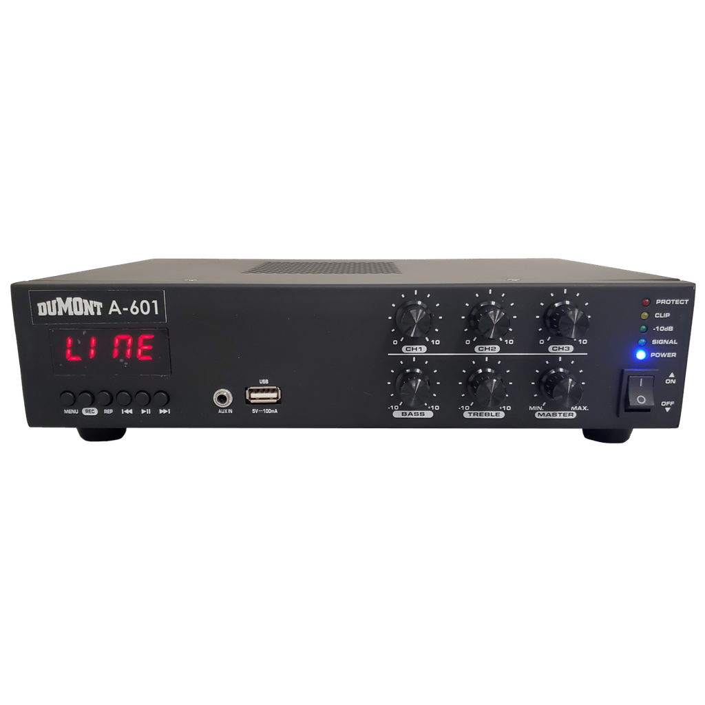 Amplificador con Bluetooth y USB MP3 de 60 Watts