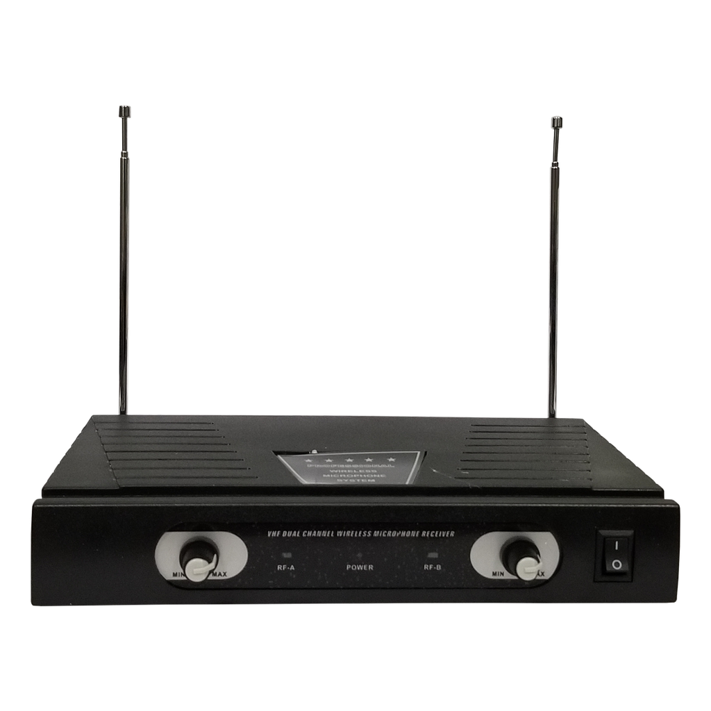 Micrófono inalámbrico profesional con dos transmisores de mano