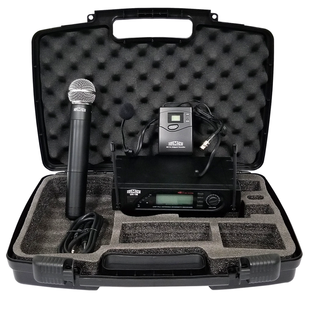 Micrófono inalámbrico de vincha/mano