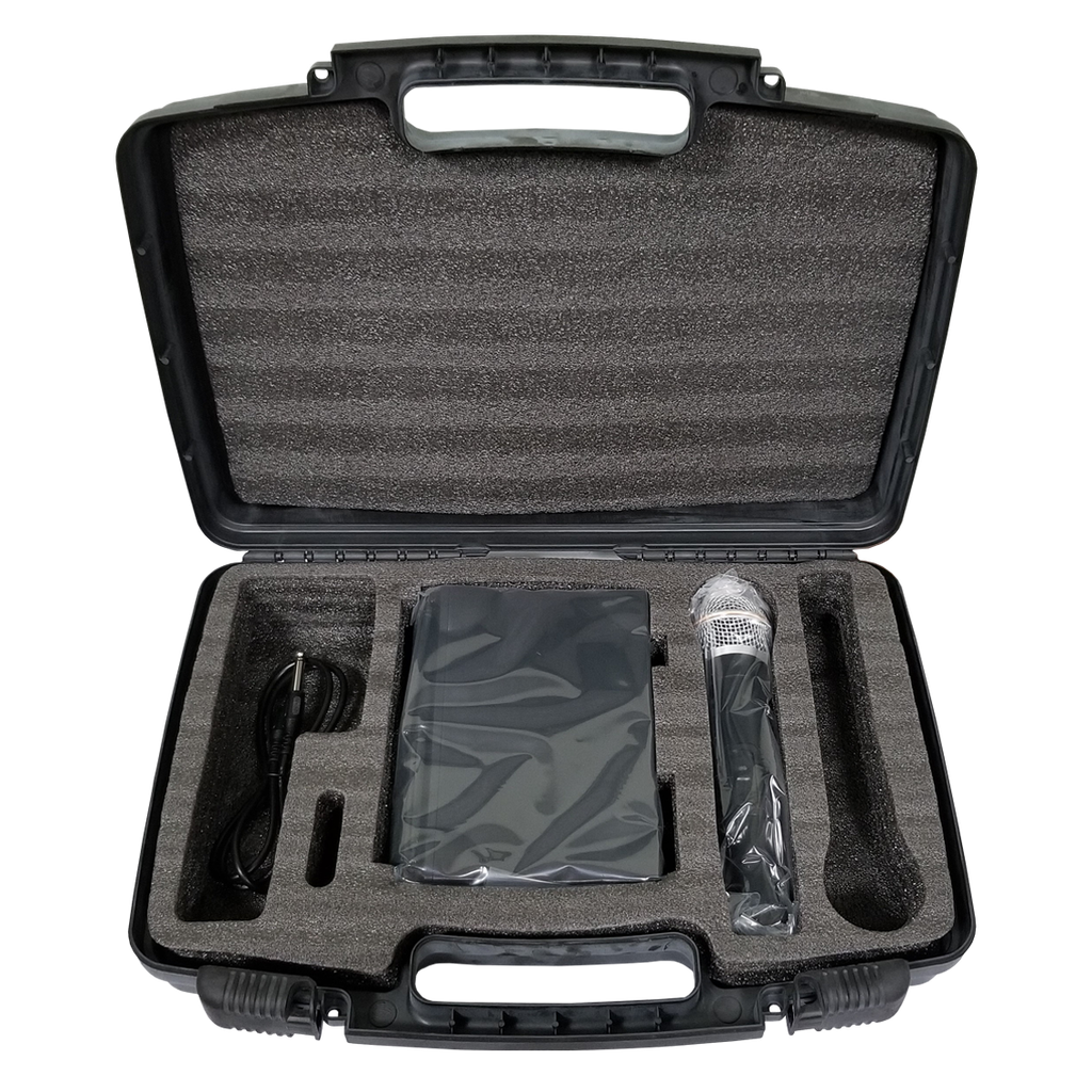 Micrófono inalámbrico profesional con transmisor de mano