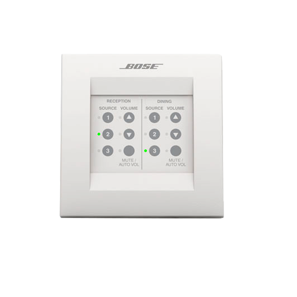 Interfaz de usuario de regulación automática de volumen en 2 zonas