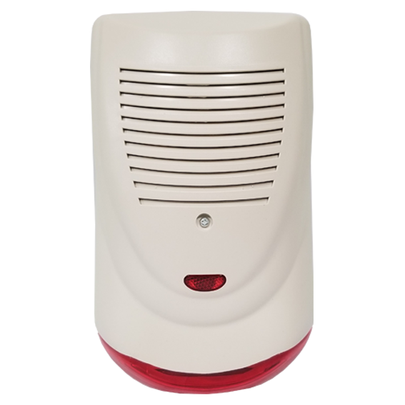 Sirena Piezoeléctrica para exteriores con flash MS-1