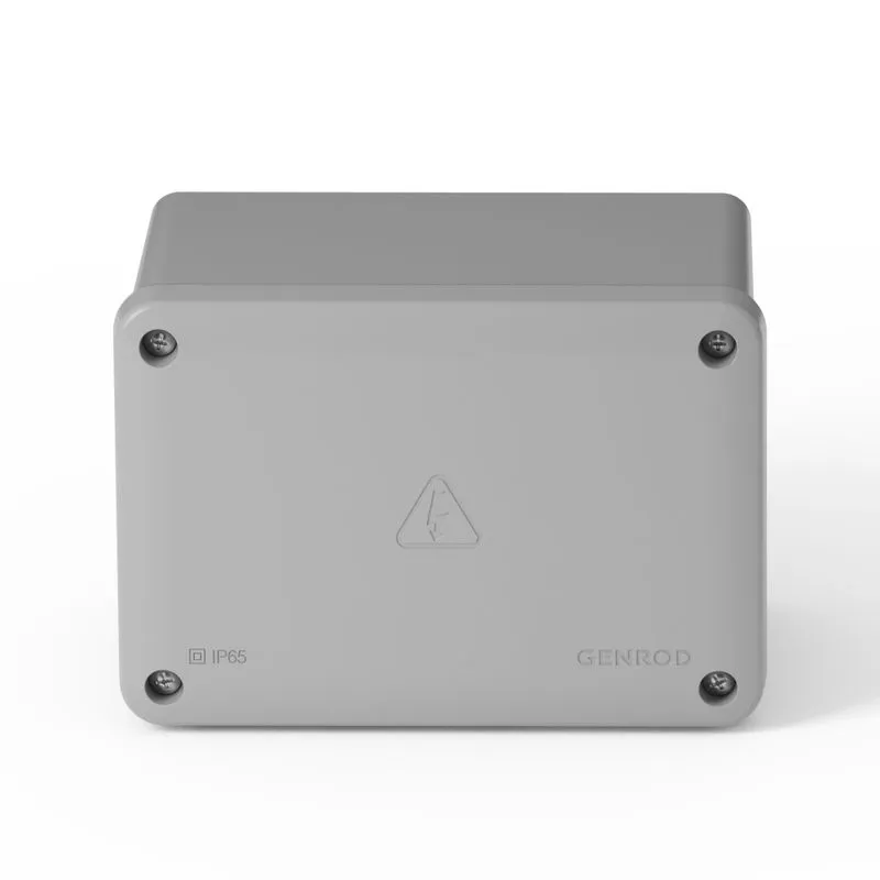 Caja De Pase IP65 Genrod 115x165x80 Gris