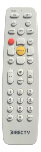 [UL2F] Control Remoto Directv Prepago Anda En Todos Los Decos