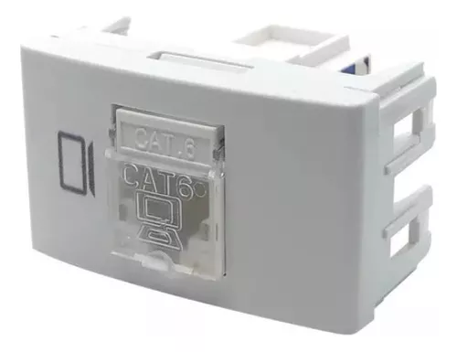 Modulo Computación Internet Datos Red Rj45 Cat6 Kalop Civil Color Blanco