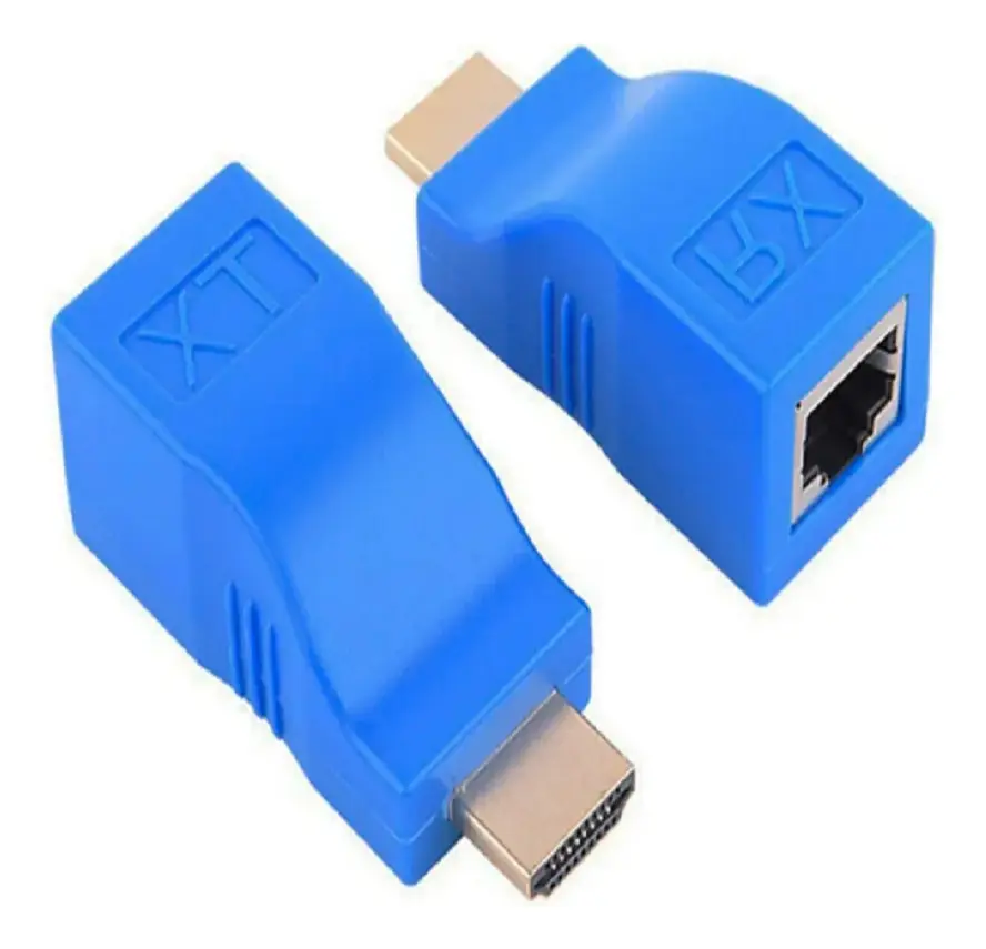 Extensor HDMI Por 1 Cable UTP Hasta 30 Metros Full Hd 1080p