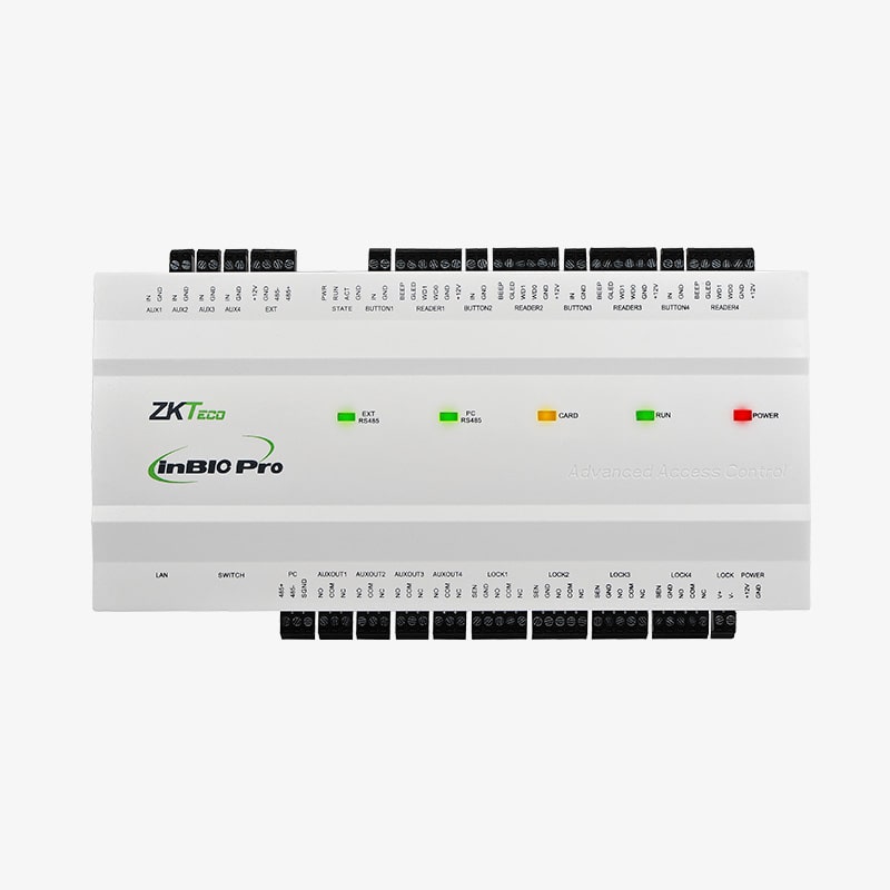 Panel de control de accesos ZKTeco PRO para 4 puertas / 8 lectores - InBio460 Pro