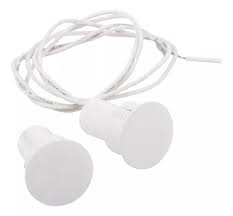 Sensor Magnético De Embutir Blanco Alarma Puerta Ventana