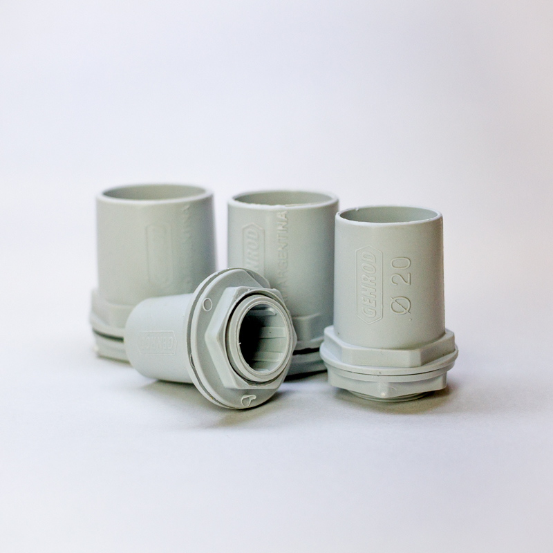Conector caño PVC de 20mm