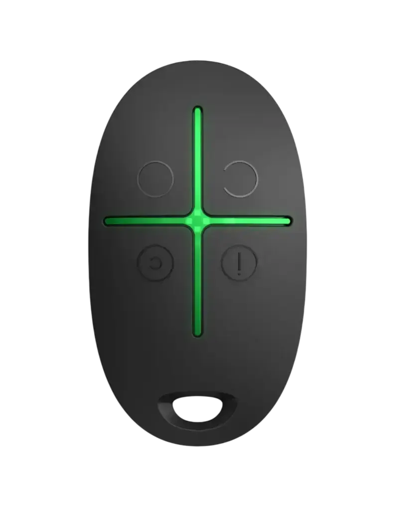 Control Remoto 4 Botones Bidireccional Negro AJAX - SPACECONTROL-B