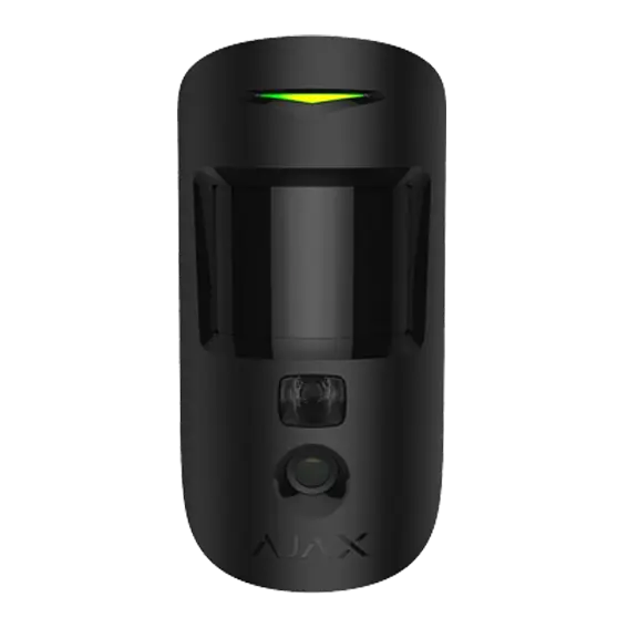 Detector PIR CAM INT C/foto Verif Wlss Negro AJAX - Motioncam (phod)-b
