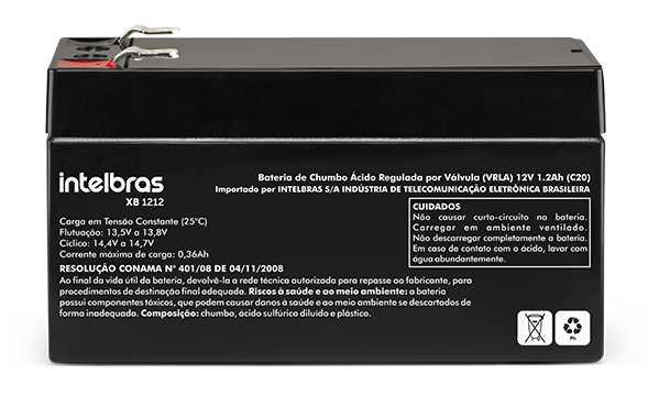 Bateria 12V 1,2A 