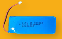 [2P 703060] Batería 3,7V 3A autonomia 12HS