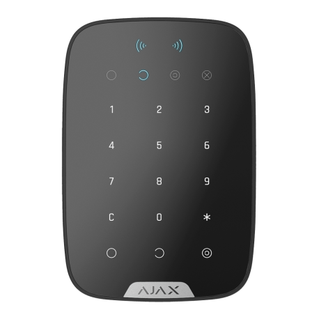 TECLADO TACTIL WLSS NEGRO AJAX - KEYPADPLUS-B