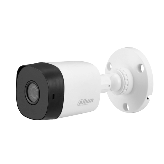 Cámara Bullet HDCVI de 1Mp con IR 20 m, CMOS 1/2,7", lente fijo de 2,8 mm, IP67 y carcasa de aluminio